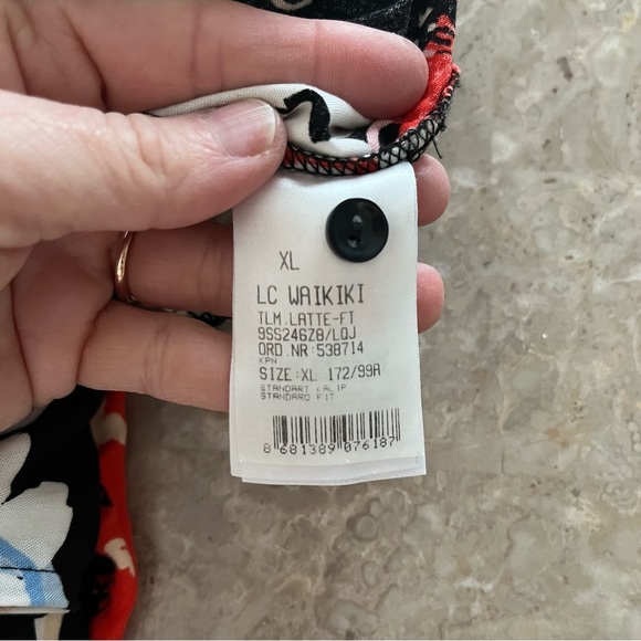 LCW Casual multicolour all over multi print floral jumpsuit size XL - Picture 10 of 13